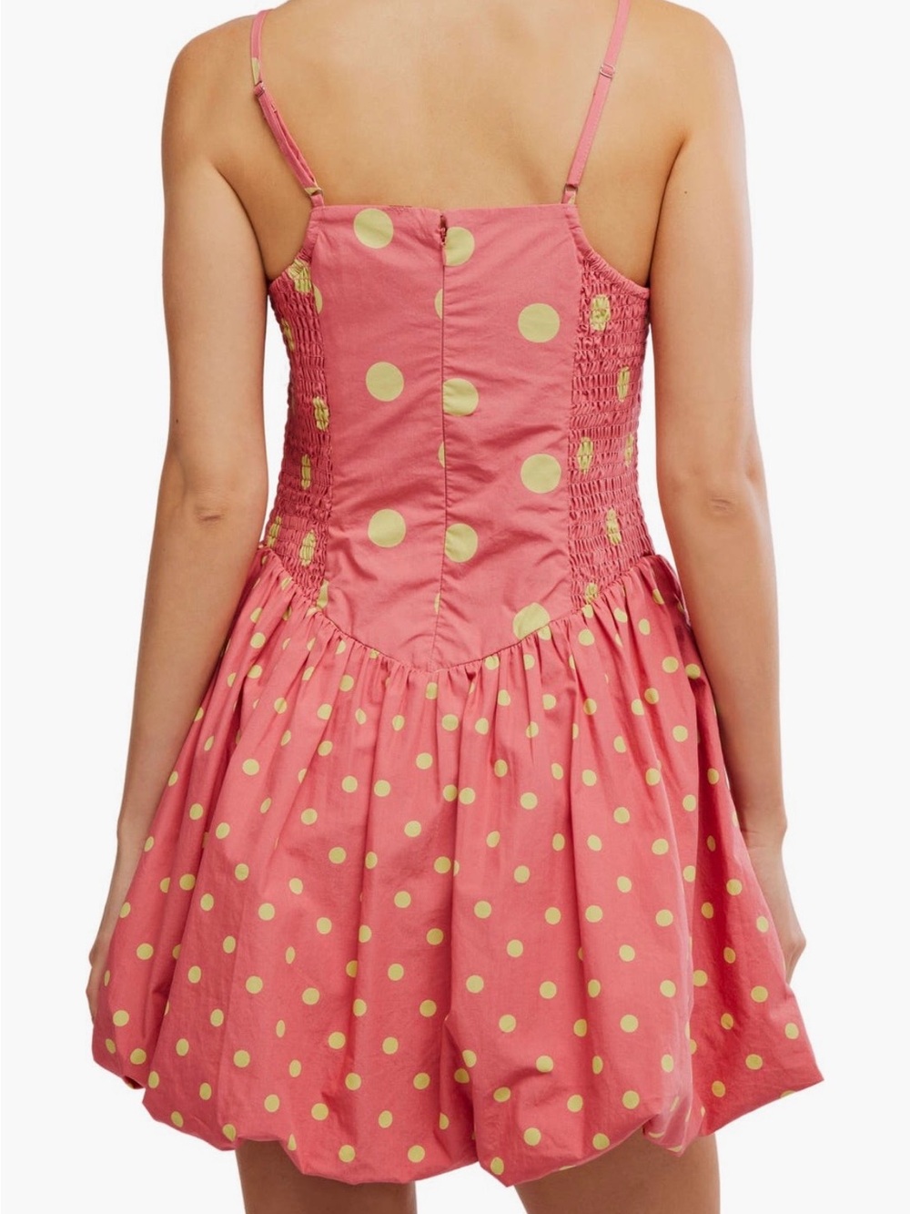 NWT Free People Misty Polka Dot Bubble Hem Minidress - Picture 2 of 11